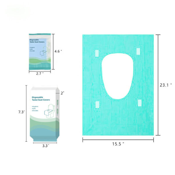 DISPOSABLE TOILET SEAT COVERS - TRAVEL PACK