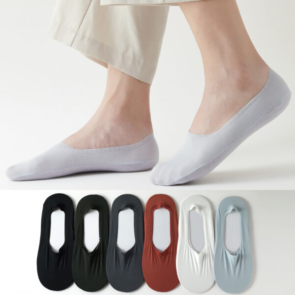 Men's Cotton Boat Socks