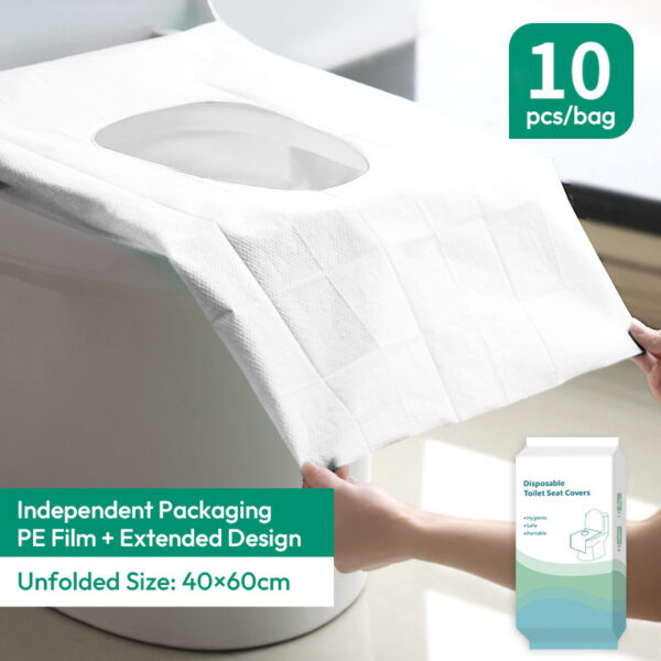 DISPOSABLE TOILET SEAT COVERS - TRAVEL PACK