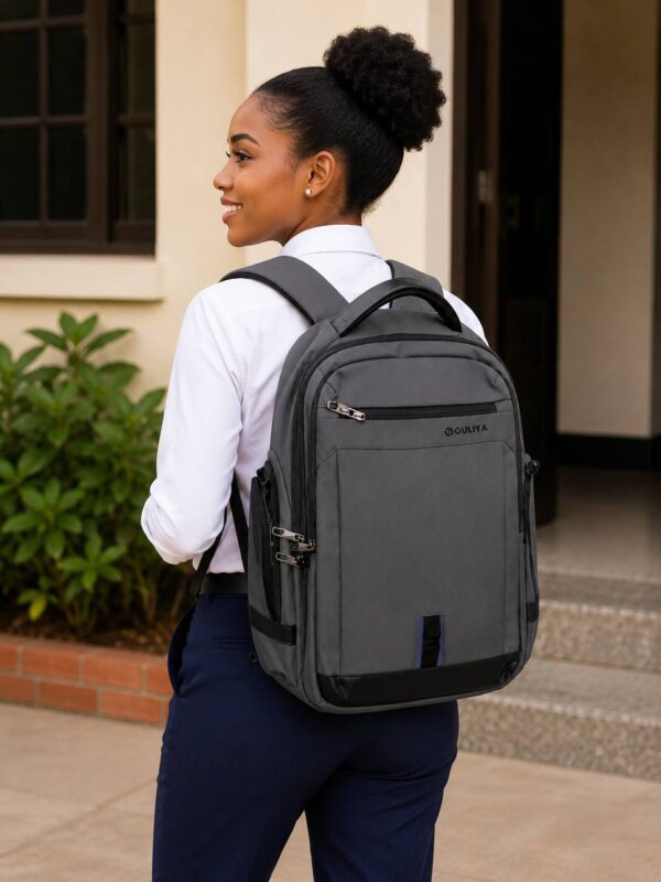 OULIYA HIGH-QUALITY WATERPROOF OXFORD LARGE-CAPACITY LAPTOP, TRAVEL, SCHOOL BAG/BACKPACK WITH USB CHARGING PORT