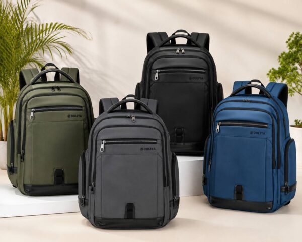 OULIYA HIGH-QUALITY WATERPROOF OXFORD LARGE-CAPACITY LAPTOP, TRAVEL, SCHOOL BAG/BACKPACK WITH USB CHARGING PORT