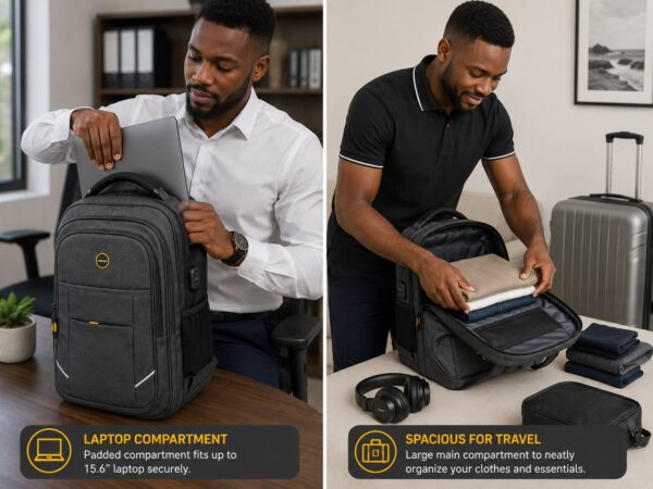 IMG_20260908_160021_827 LANKAIDI WATERPROOF OXFORD ANTI-THEFT LAPTOP, TRAVEL SCHOOL BAG/BACKPACK WITH USB CHARGING PORT