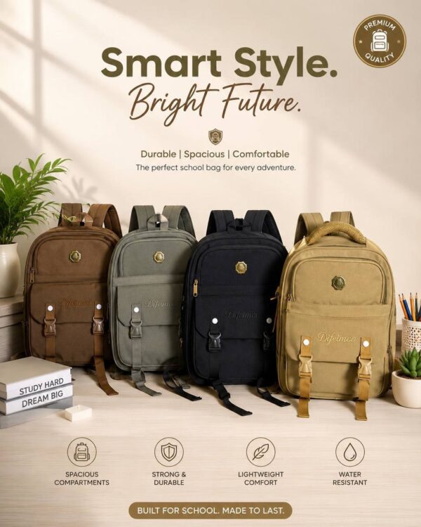 IMG_20260908_161835_234 DIFEIMAO TEEN/ADULT HERITAGE QUALITY CANVAS LAPTOP & SCHOOL BAG/BACKPACK