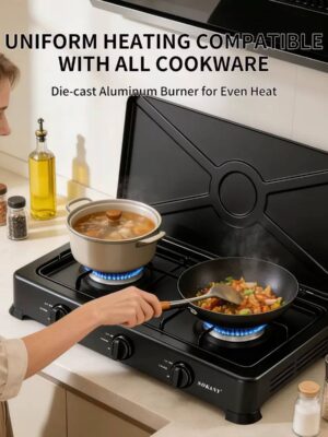 SOKANY HIGH-QUALITY 2-FACE (DOUBLE) GAS STOVE