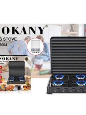 SOKANY SELF IGNITION 4-FACE GAS COOKER